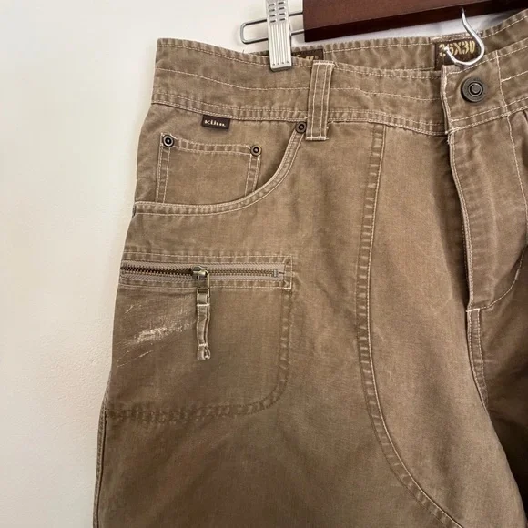 KÜHL Crag Series Men’s Hiking Pants 36x30 Brown Outdoor Work Utility - Picture 5 of 16
